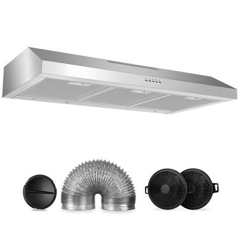 Amazon.com: 600 CFM Range Hood 36 Inch, Under Cabinet Range Hood for