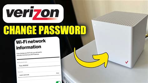 how to change my wifi name and password verizon