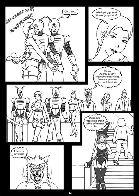 Saving Halloween Page By Mtxxxartist Hentai Foundry