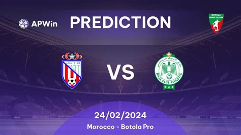 Prediction Moghreb Tétouan vs Raja Casablanca 28 02 2023 Morocco