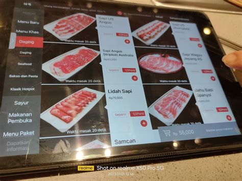 Menu at 海底捞火锅 Haidilao Hot Pot Living World restaurant South Tangerang