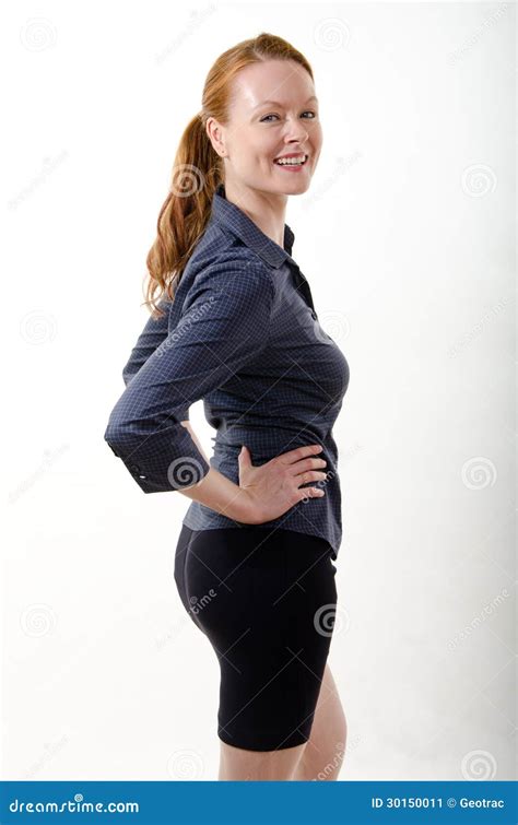 Femme D Affaires Blonde Assez Caucasienne Image Stock Image Du Madame Occupation