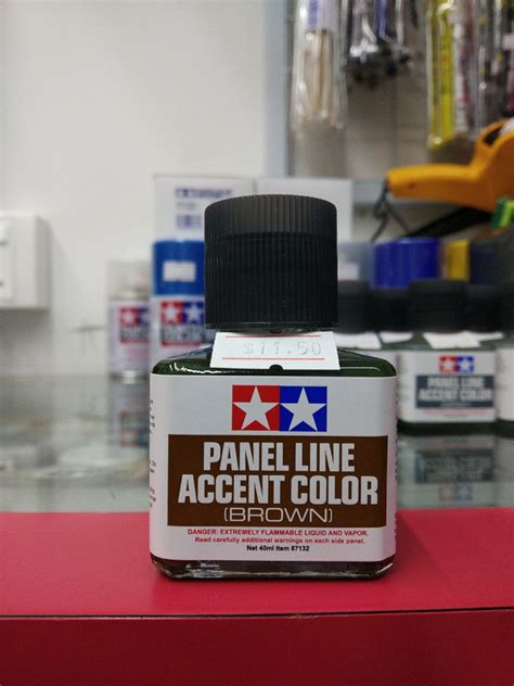 Tamiya Panel Line Accent Color Brown, Hobbies & Toys, Stationery ...