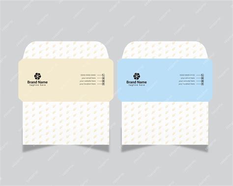 Premium Vector Vector Modern Envelope Template Or Envelope Design