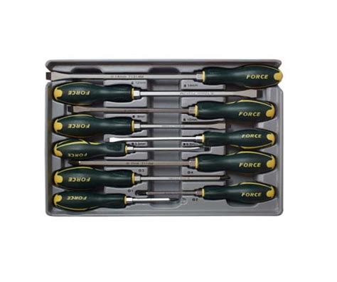 FORCE 10PC HAMMER SCREWDRIVER SET 6XSLOT; 4XPHIL FO2108 - BR Trading