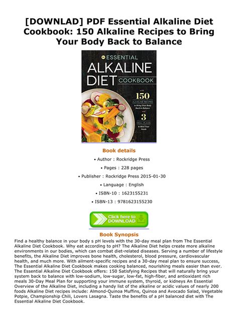 alkaline meals recipes