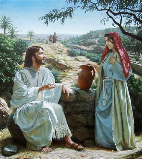 A Woman And Jesus Christ