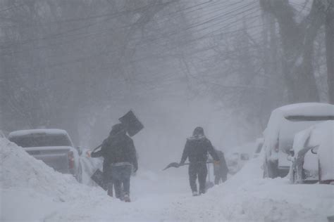 Winter storm dumps heavy snow across Northeast — photos