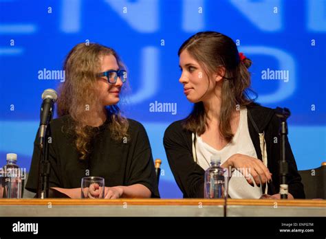 Nadya Tolokonnikova And Masha Alyekhina From Russian Protest Group Pussy Riot In L A In April