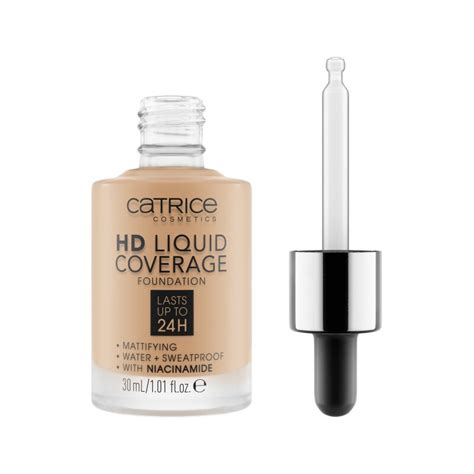 CATRICE HD Liquid Coverage Foundation Alapozó Nude Beige PinkPanda hu