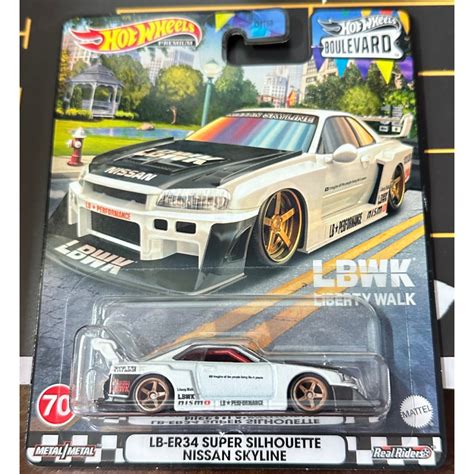Hot Wheels Premium Boulevard Nissan Skyline R Super Silhouette Lbwk Model Car Shopee Singapore
