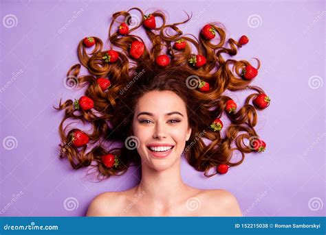 Close Up Portrait Of Her She Nice Looking Sweet Winsome Charming Cute Attractive Lovely Nude