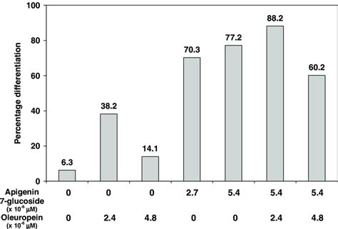 Differentiation Of Apigenin 7 Glucoside And Oleuropein Treated HL 60