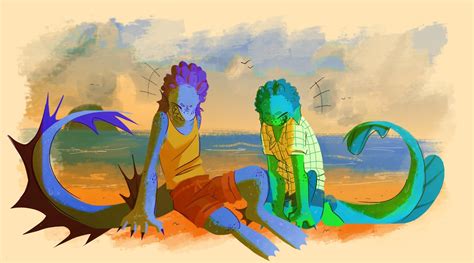 Pin By Andy On Luca Lucas Arts Disney Kingdom Gay Fish