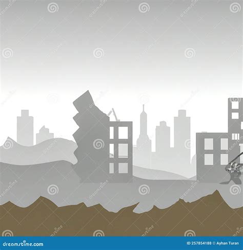 Vector De Ciudad Capital . Concepto Citys Light Stock de ilustración