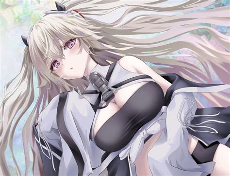 Anchorage Azur Lane Anthropomorphism Azur Lane Blonde Hair Breasts