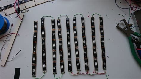 led matrix cylinder  steps  pictures instructables