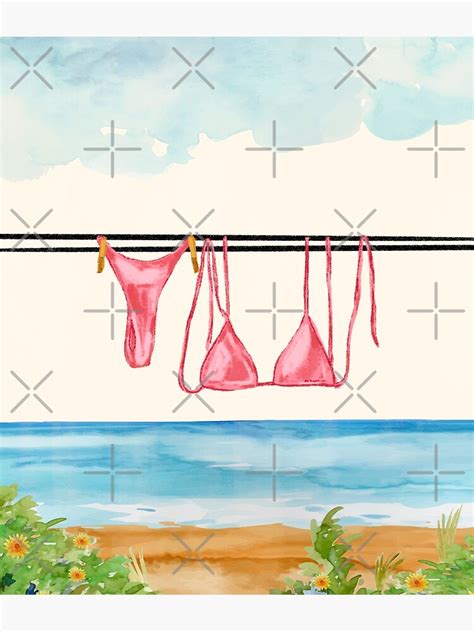 Summer Bikini Out Poster For Sale By Maizephyr Redbubble