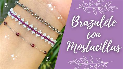 Pulseras Con Mostacillas Paso A Paso Youtube