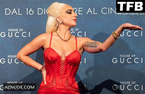 Lady Gaga Sexy Seen Showing Off Her Hot Figure At The Premiere Of House Of Gucci In Milan Aznude