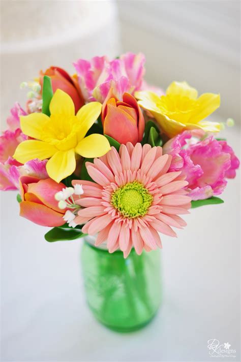 DK Designs: Spring Flower Arrangement