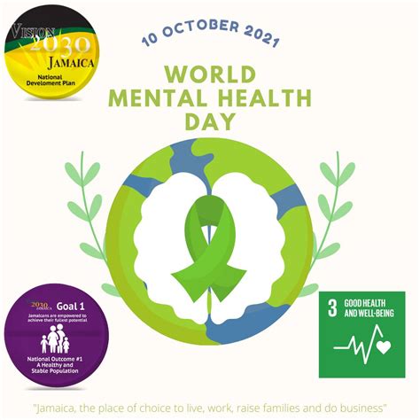 Today is World Mental Health Day.... - Vision 2030 Jamaica