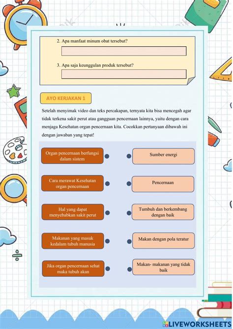 Lkpd Kelas 5 Tema 3 Subtema 3 Exercise Live Worksheets