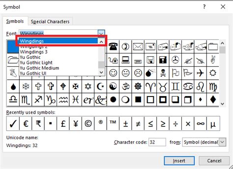 How To Use Wingdings Characters In Excel Laptrinhx