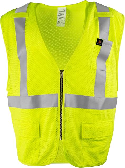 Amazon Ironwear Class Flame Resistant Safety Vest W Zipper