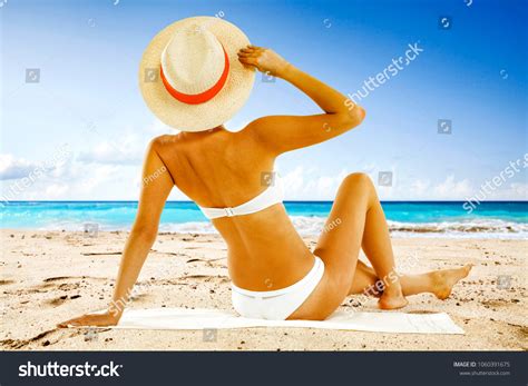 Woman Sexy Bikini On Beach Free Stock Photo Shutterstock