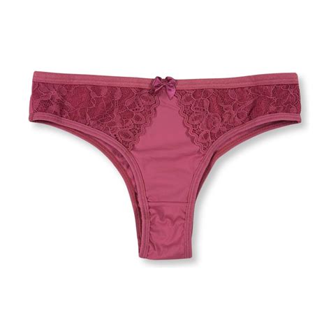 Kit c 6 Calcinha Renda e Laço em Microfibra Silemar Galé Lingerie Calcinhas sutiãs cuecas