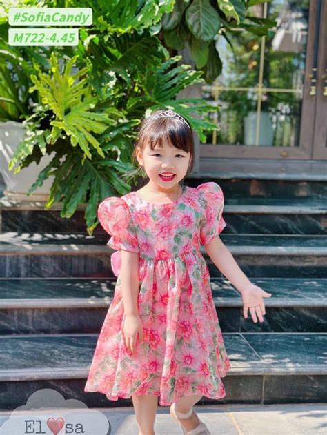 Bộ sưu tập mẫu áo đầm voan trẻ em đang hot nhất mạng xã hội