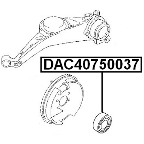 DAC40750037 - Wheel Bearing | Spareto