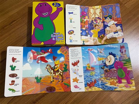 Barney S Search Spot Book Set Hobbies Toys Books Magazines