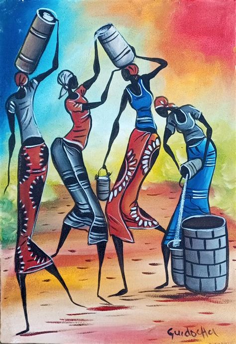 African Art Paintings Women