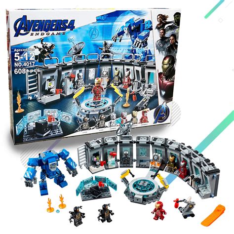 Конструктор Лаборатория Железного человека 4017 Мстители 608 деталей ...