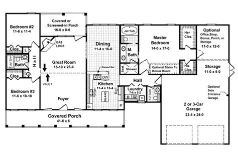 1800 Sq Ft Ranch House Plans Beautiful Country Style House Plan 3 Beds ...