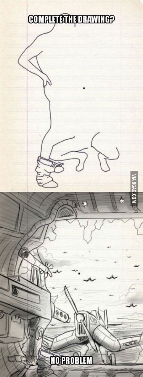 Complete The Drawing 9GAG