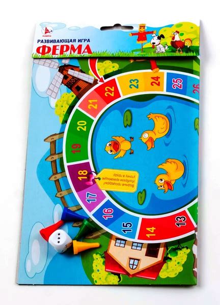 Развлекательная игра ходилка "Ферма" / Фишки и кубик / Ракета - купить ...