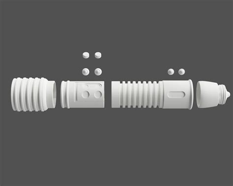 Kit Fisto Lightsaber Hilt - 3D Print 3D model 3D printable | CGTrader