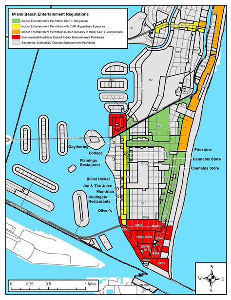 Miami Beach Zoning Map | Beach Map