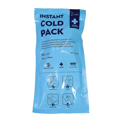 instant cold ice pack cm  cm alpha sport