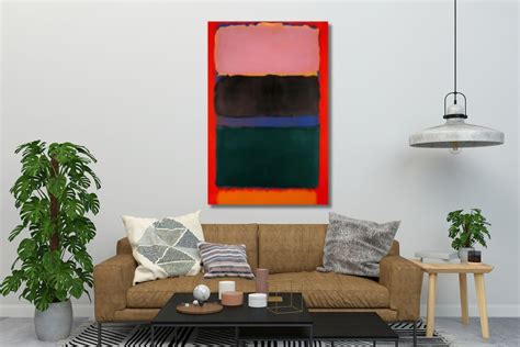 Rothko Wall Artmark Rothko Collage Mark Rothkorothko Etsy