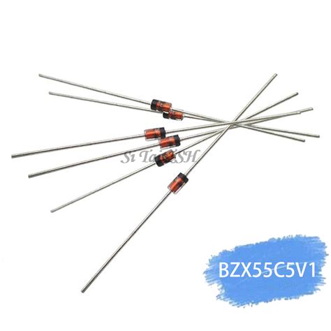 100PCS 0 5W 5 1V BZX55C5V1 1 2W DO 35 Zener Diodes Dioded