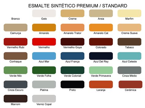 Cores De Esmalte Sintético