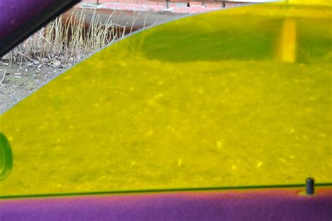 Желтая тонировка на авто в Москве