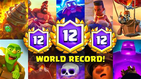 I Broke The Most Insane World Record In Clash Royale Youtube