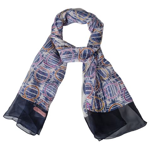 Salvatore Ferragamo Multicolor Printed Silk Scarf