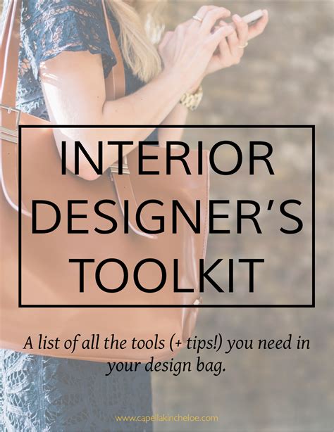 Interior Designer S Toolkit — Capella Kincheloe