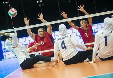 Irans Women Team Loses To Us At Sitting Volleyball World Cships